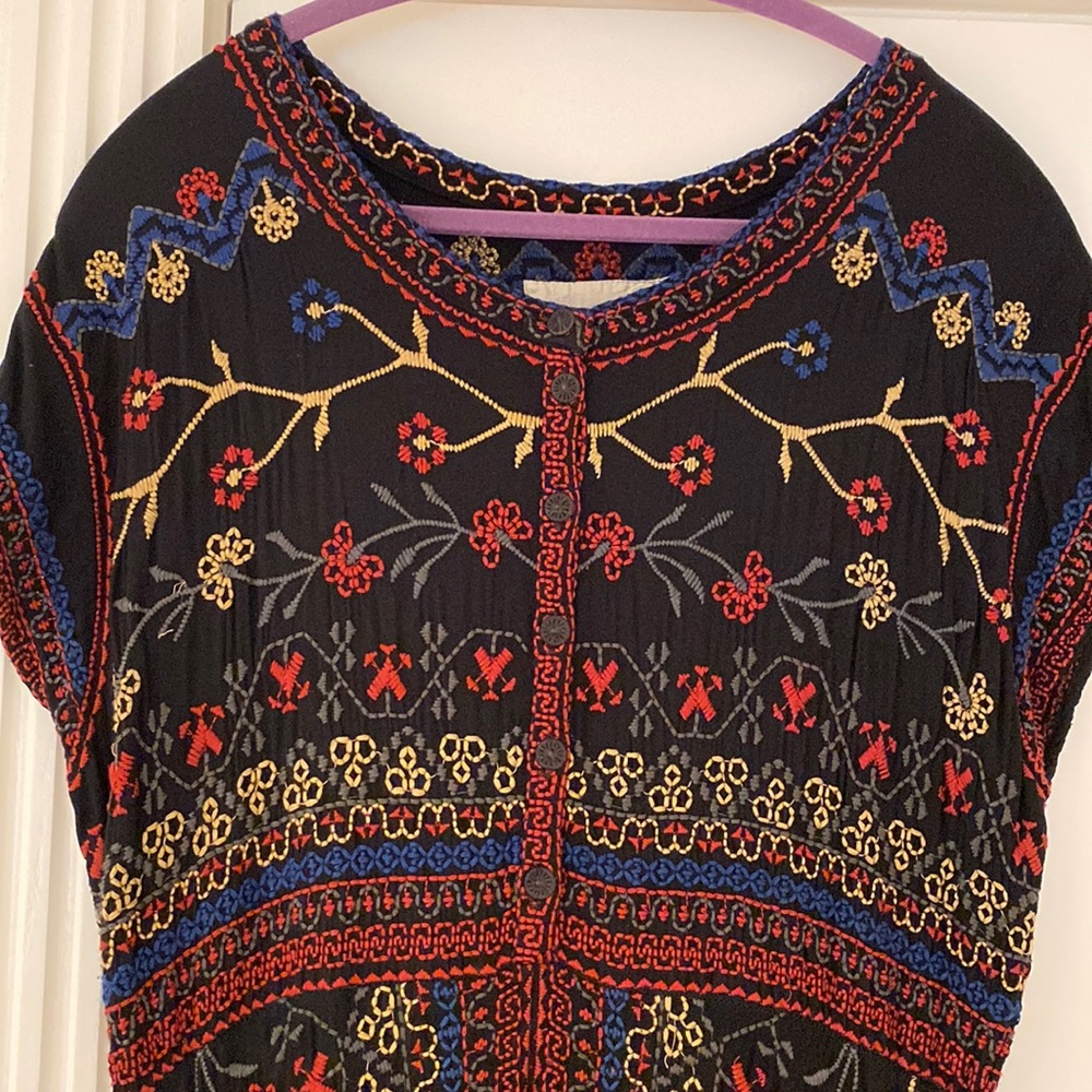 Johnny Was Embroidered Dress